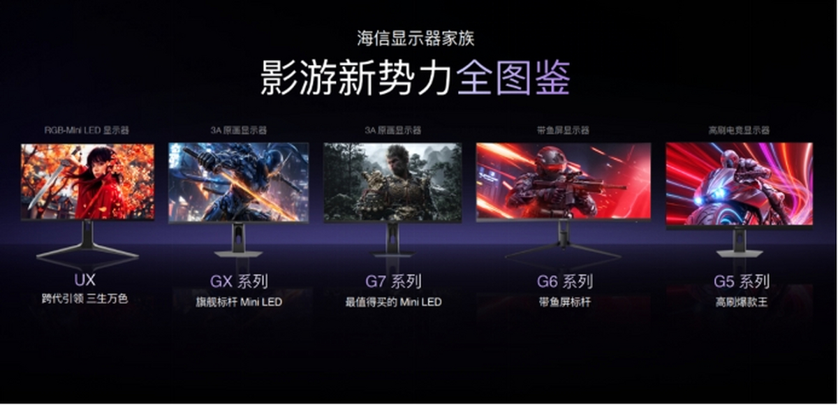 桌面显示迎来RGB-Mini LED革命!海信&Vidda 六大3C潮品首发
